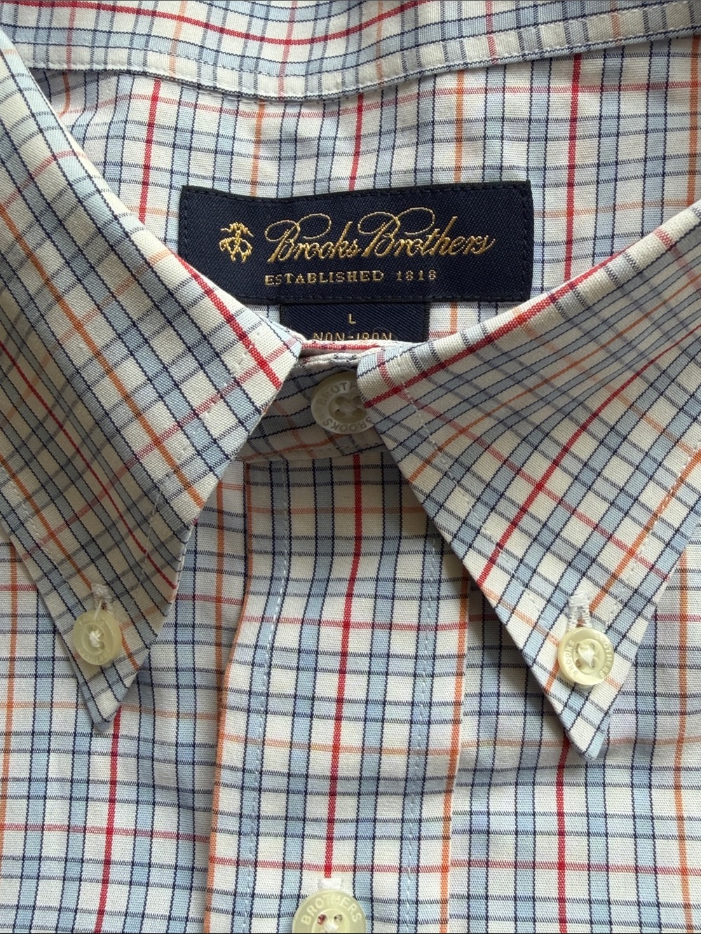 Brooks Brothers Dress Shirt. Large